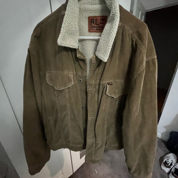 VINTAGE Mens Polo Jacket size XL - Picture 2 of 4